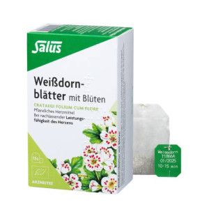 WEISSDORNBLÄTTER m.Blüten Arzneitee Bio Salus Fbtl