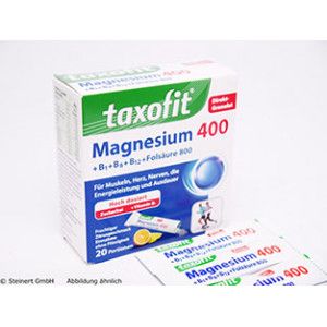 TAXOFIT Magnesium 400+B1+B6+B12+Folsäure 800 Gran.