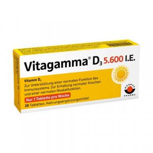 VITAGAMMA D3 5.600 I.E .Vitamin D3 NEM Tabletten